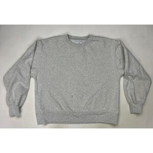 TNA Blank Crewneck Sweatshirt Women Size 2 Medium Gray